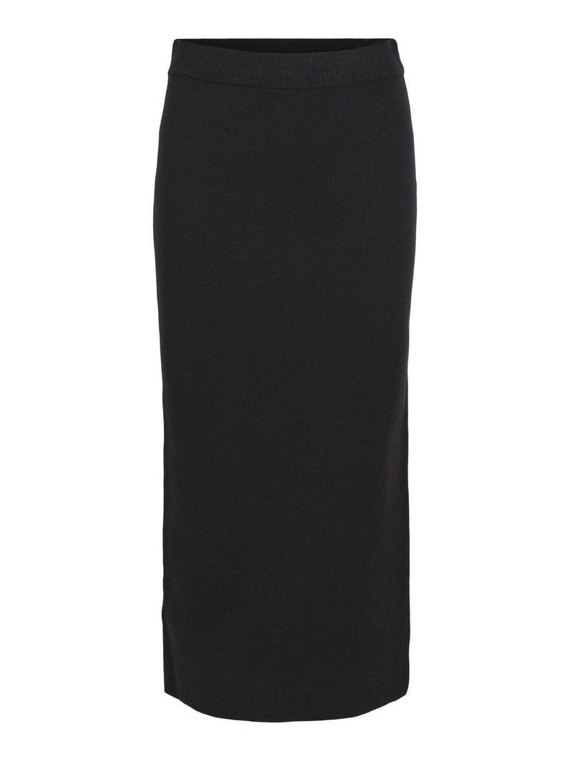 Object Reynard neulehame - musta - pitkä hame - naisten alaosat - naisten vaatteet - IHANA Store