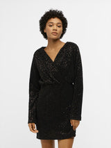 Object Tulua mekko - kimallemekko - musta - ruskea - IHANA Store - naisten vaatteet - lifestyle