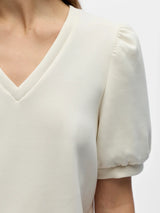 Object Andrea t-paita - valkoinen - v-aukkoinen t-paita - naisten paidat ja puserot - arkivaate - pukeutuminen - lifestyle - IHANA Store