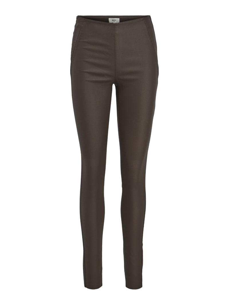Object Belle leggings - ruskea - Coutatut housut - Alaosa - Naisten vaatteet - IHANA Store - Naisten muoti - lifestylemyymälä