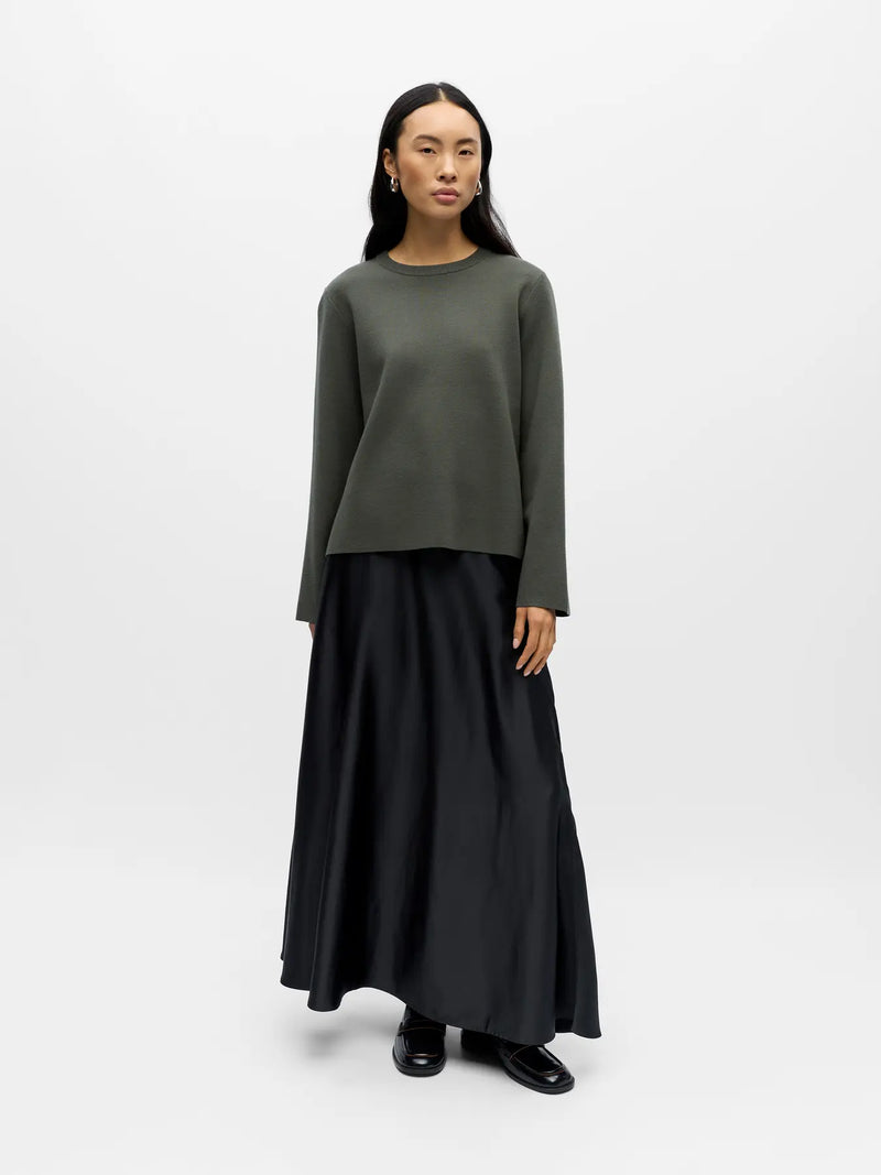 Object Reynard neule o-aukko - vihreä - villaon neule - naisten neuleet- muoti - lifestyle - IHANA Store