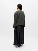 Object Reynard neule o-aukko - vihreä - villaon neule - naisten neuleet- muoti - lifestyle - IHANA Store