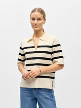 Object Reynard neule lyhythihainen - raidallinen - naisten vaatteet - muoti - lifestyle - IHANA Store - kotimainen verkkokauppa