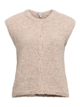 Object Saggia neuleliivi - beige - neuletakit - lyhythihaiset neuletakit - neuleliivit - naisten muoti - lifestyle- IHANA Store