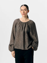 Object True pusero leokuosi - ruskea - naisten muoti - paidat ja puserot - naisten pukeutuminen - lifestyle - IHANA Store