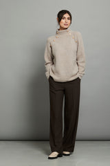 PBO Graham neulepusero - beige - yläosat - Naisten vaatteet - IHANA Store - lifestyle