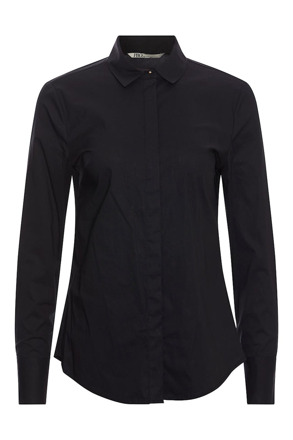 PBO Meghan kauluspaita - musta - paidat ja puserot - naisten vaatteet - IHANA Store - lifestylemyymälä