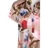 PBO Blaine silkkipaita  - taupe - kukkakuvioitu - naisten silkkipaidat - silkkivaatteet - muoti - lifestyle - IHANA Store - kotimainen verkkokauppa