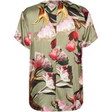 PBO Blaine silkkipaita  - oliivi - kuvioitu - naisten silkkipaidat - muoti - lifestyle - IHANA Store - kotimainen verkkokauppa