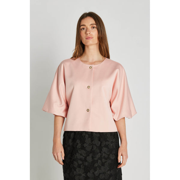 PBO Maison jakku - roosa - juhlajakku - satiinijakku - naisten juhlavaatteet - juhlapukeutuminen - muoti - IHANA Store