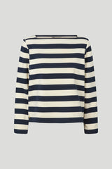 PBO Mary collegepusero - sinivalko raita - paidat ja puserot - naisten muoti - lifestyle - IHANA Store - kotimainen verkkokauppa