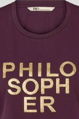 PBO Purves t-paita - luumu - lyhythihaiset paidat - yläosat - naisten vaatteet - IHANA Store - kotimainen verkkokauppa