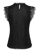 Pieces Olline pitsitoppi - musta - Naisten vaatteet - muoti - pukeutuminen - IHANA Store - lifestyle