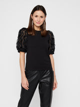 Pieces Adelena paita - musta - juhlapaita - naisten vaatteet - muoti - lifestyle -  IHANA Store 