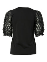 Pieces Adelena paita - musta - juhlapaita - naisten vaatteet - muoti - lifestyle -  IHANA Store 