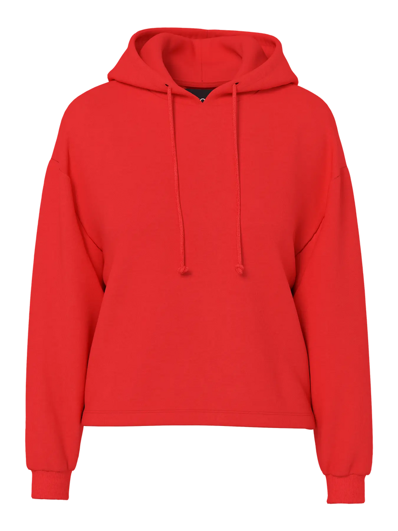 Pieces Chilli collegehuppari - punainen - naisten muoti - colleget - lifestyle - IHANA Store