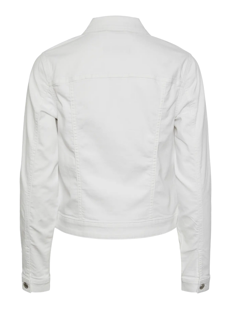 Pieces Coia farkkutakki - valkoinen - naisten takit - muoti - lifestyle - IHANA Store