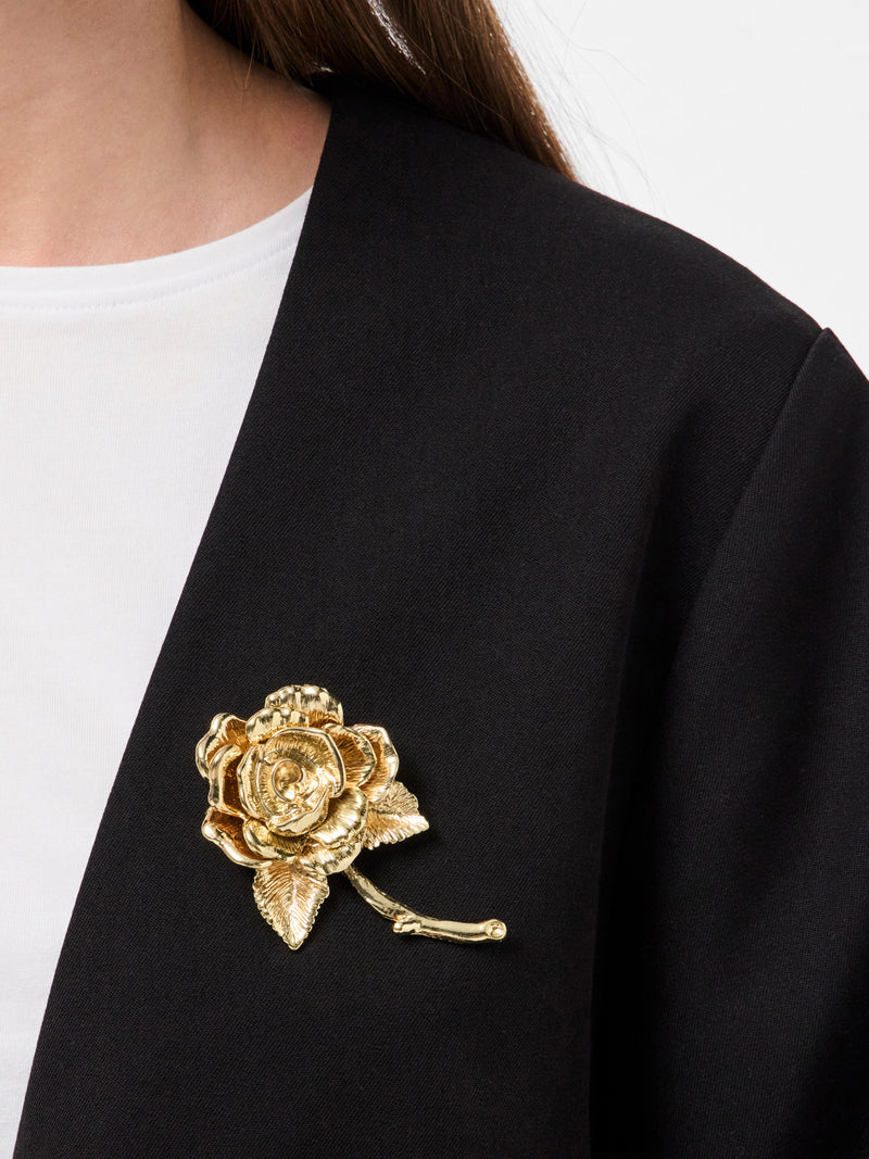 Pieces Maria rintakoru - ruusu  - kulta - naisten korut - IHANA Store - naisten pukeutuminen - lifestylemyymälä