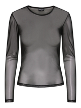 Pieces Ninni meshpusero - musta - naisten muoti - paidat ja puserot - lifestyle - IHANA Store