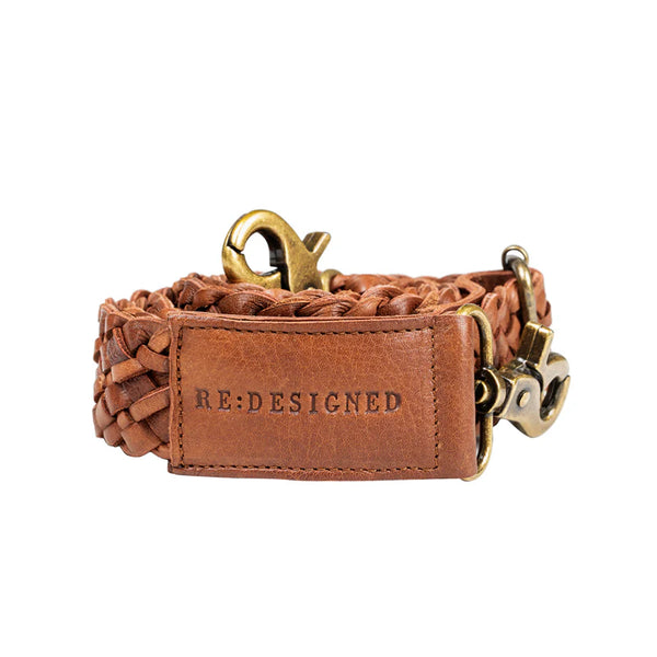 Re:Designed Debo olkahihna - ruskea - punottu hihna - irtohihna - Laukut ja asusteet - IHANA Store - lifetsyle