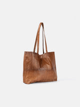 Re:Designed Marlo shopper-laukku - konjakki - Nahkalaukut - Naisten asusteet - IHANA Store - lifestyle - konjakinruskea nahkalaukku