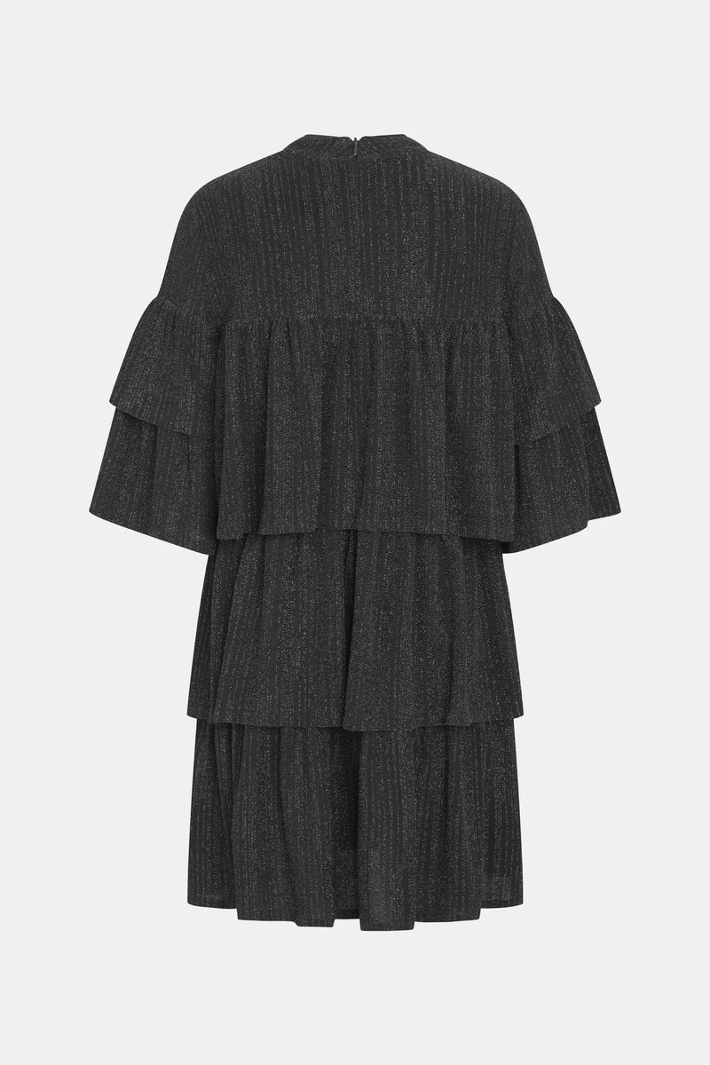 Rue de Femme Bella mekko - musta glitter - naisten juhlamekot - muoti - lifestyle - IHANA Store