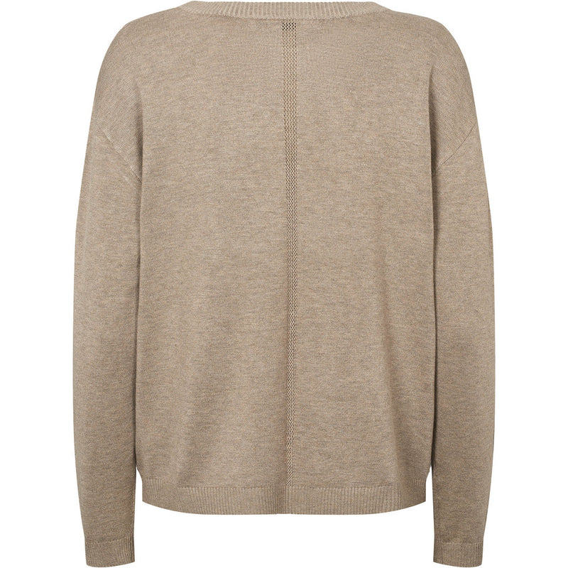 Rue de Femme Jorunn neule - ruskea - naisten neuleet - villaton neule - muoti - lifestylemyymälä - IHANA Store