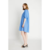 Rue de Femme Nayla mekko - sininen - tunikamekko - mekot - naisten vaatteet - IHANA Store - lifestylemyymälä - kotimainen verkkokauppa