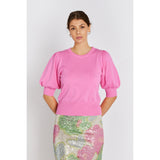 Rue de Femme Softy Sorrel neule - pinkki - naisten muoti  - vaatteet - pukeutuminen - lifestyle - IHANA Store - kotimainen verkkokauppa