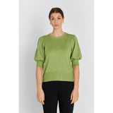 Rue de Femme Softy Sorrel neule -vaaleanvihreä - naisten muoti  - vaatteet - pukeutuminen - lifestyle - IHANA Store - kotimainen verkkokauppa