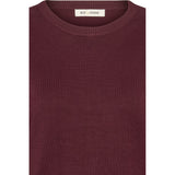 Rue de Femme Softy Sorrel neule pitkähihainen - viininpunainen - naisten muoti  - vaatteet - pukeutuminen - villaton neule - lifestyle - IHANA Store