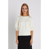 Rue de Femme Softy Sorrel neule -valkoinen - naisten muoti  - vaatteet - pukeutuminen - lifestyle - IHANA Store - kotimainen verkkokauppa