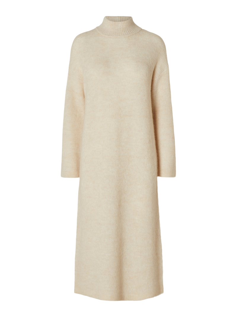 Selected Femme Maline neulemekko - luonnonvalkoinen - naisten vaatteet - muoti - IHANA Store - lifestylemyymälä - verkkokauppa