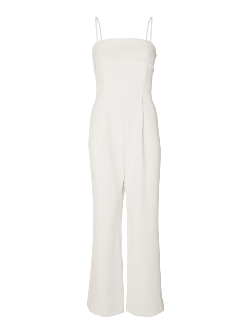Selected Femme Vinelle haalari - valkoinen - naisten vaatteet - jumpsuit - hihaton - juhlavaatteet - IHANA Store - lifestylemyymälä