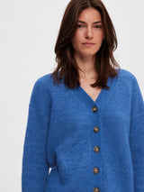 Selected Femme Maline neuletakki - sininen - Neuleet - Naisten vaatteet - IHANA Store - lifestylemyymälä