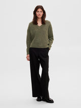 Selected Femme Maline neule - vihreä - Neuleet - Naisten vaatteet - IHANA Store - lifestylemyymälä