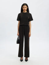 Selected Anja housut - ruskea glitter -  naisten housut - naisten muoti - juhlahousut - lifestylemyymälä - IHANA Store - kotimainen verkkokauppa