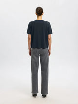 Selected Essential boxy t-paita - sininen - naisten t-paidat - muoti - pukeutuminen - lifestyle - IHANA Store - kotimainen verkkokauppa