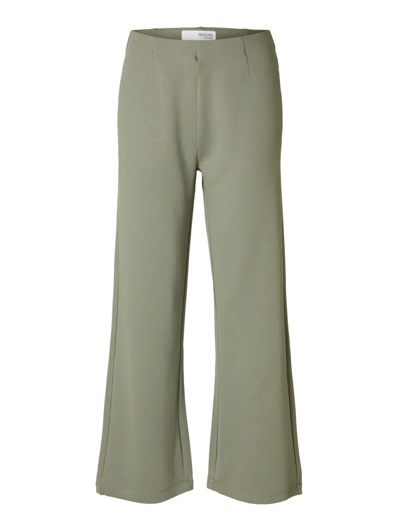 Selected Femme Emma housut - vihreä - muoti - pukeutuminen - lifestyle - IHANA Store
