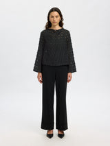 Selected Femme Marion pusero - musta - naisten paidat - puserot - naisten muoti - lifestyle - IHANA Store