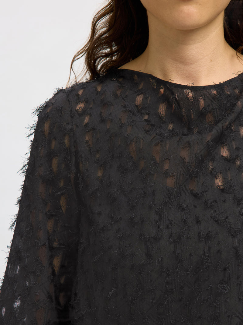 Selected Femme Marion pusero - musta - naisten paidat - puserot - naisten muoti - lifestyle - IHANA Store