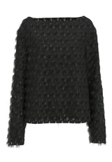 Selected Femme Marion pusero - musta - naisten paidat - puserot - naisten muoti - lifestyle - IHANA Store