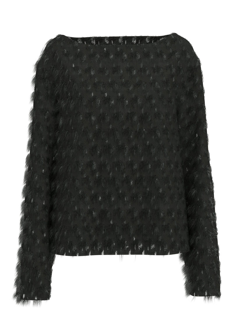 Selected Femme Marion pusero - musta - naisten paidat - puserot - naisten muoti - lifestyle - IHANA Store