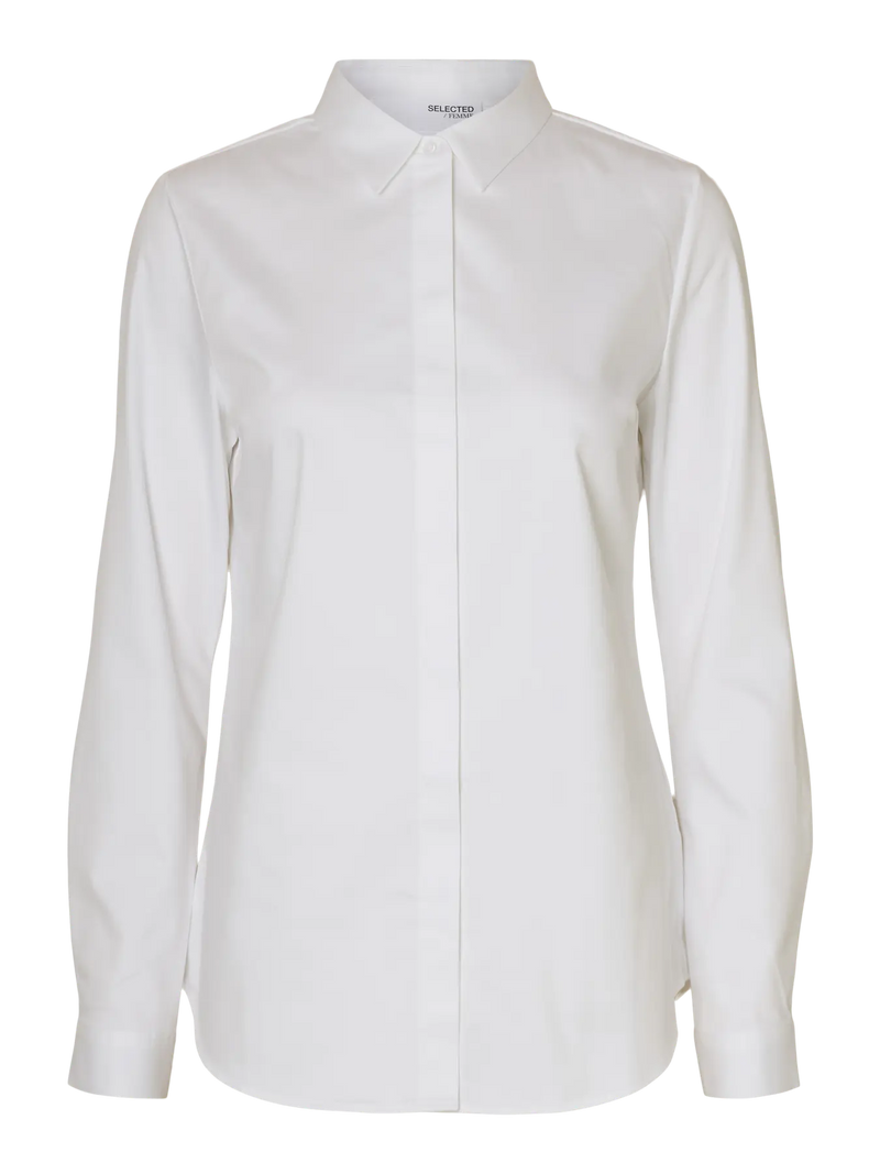 Selected Femme Romie paitapusero - valkoinen - naisten muoti - paitapusero - lifestyle - IHANA Store