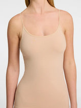 Selected Femme Selma hihaton toppi - beige - alustopit - hihattomat topit - naisten pukeutuminen - IHANA Store