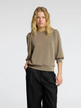Selected Femme Tenny collegepusero - oliivi - naisten paidat - puserot - collegepaidat - naisten muoti - lifestyle - IHANA Store
