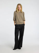 Selected Femme Tenny collegepusero - oliivi - naisten paidat - puserot - collegepaidat - naisten muoti - lifestyle - IHANA Store