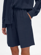 Selected Femme Viva shortsit - tummansininen - Naisten vaatteet - muoti - pukeutuminen - IHANA Store - lifestyle