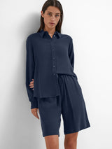 Selected Femme Viva shortsit - tummansininen - Naisten vaatteet - muoti - pukeutuminen - IHANA Store - lifestyle