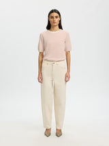 Selected Helen neule - roosa - naisten muoti  - vaatteet - pukeutuminen - lifestyle - IHANA Store - kotimainen verkkokauppa